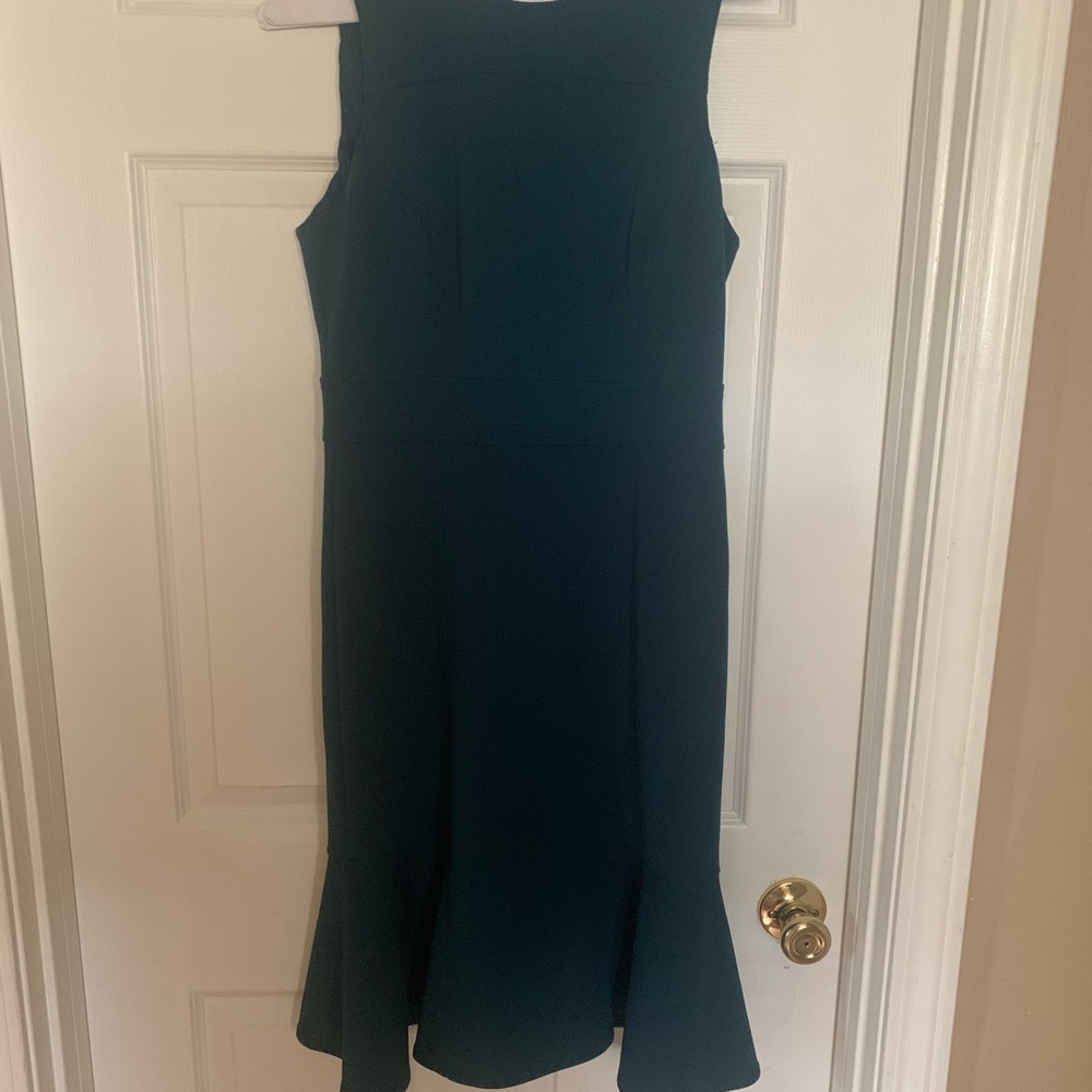 Eliza J Deep Turquoise Sleeveless Dress